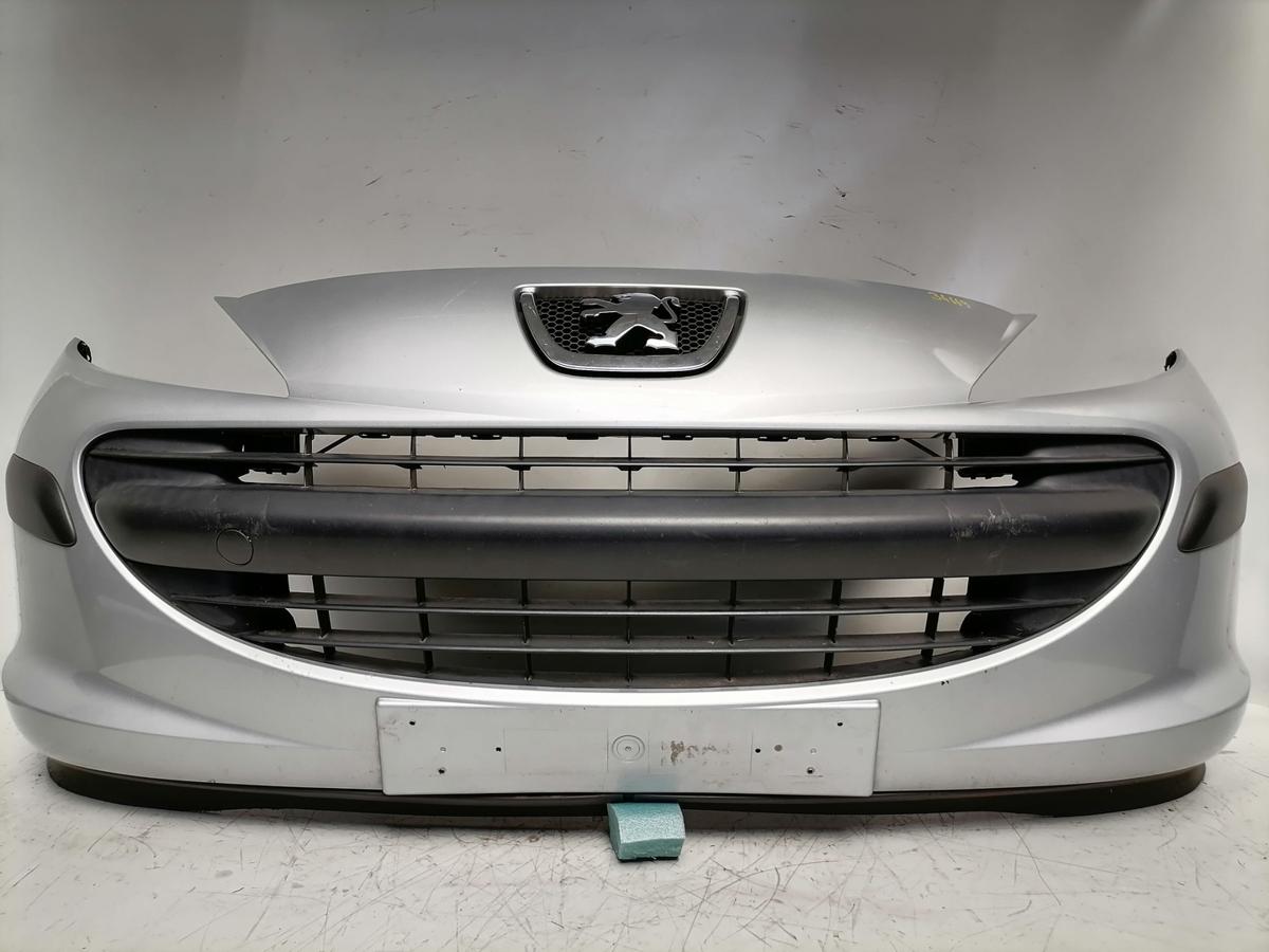 Peugeot 207SW original Sto&szlig;stange Stossf&auml;nger vorne EZR Aluminiumgrau Metallic Bj.2008